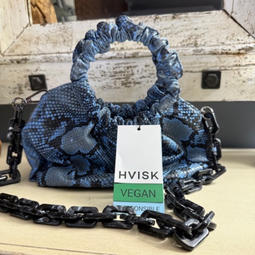 HVISK Gorgeous Blue snake bag